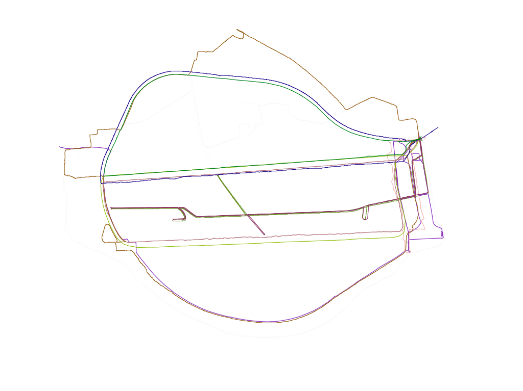 Tempelhofer Feld GPS Drawing